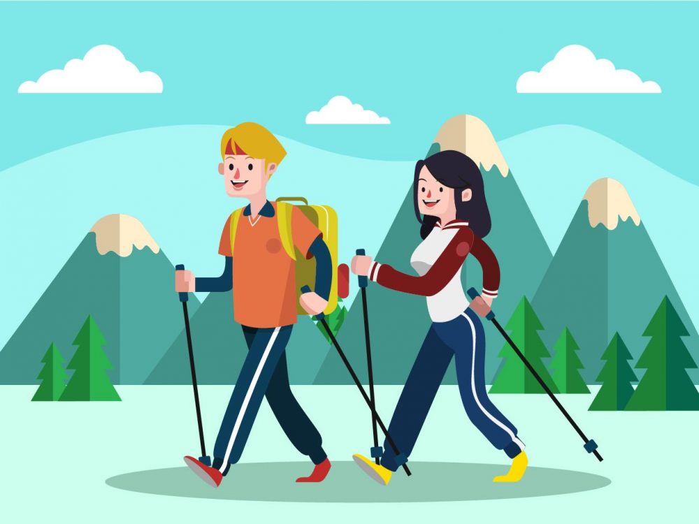 Free Travel Time Vector Illustration