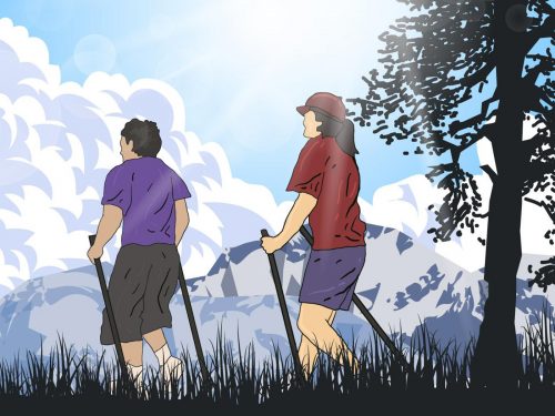 Free Travel Time Vector Illustration