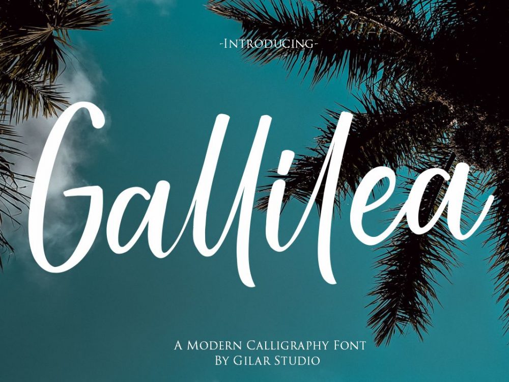 Gallillea Free Font