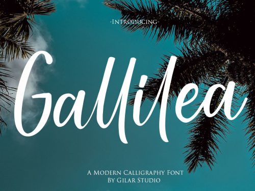 Gallillea Free Font