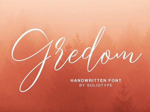 Gredom Free Font
