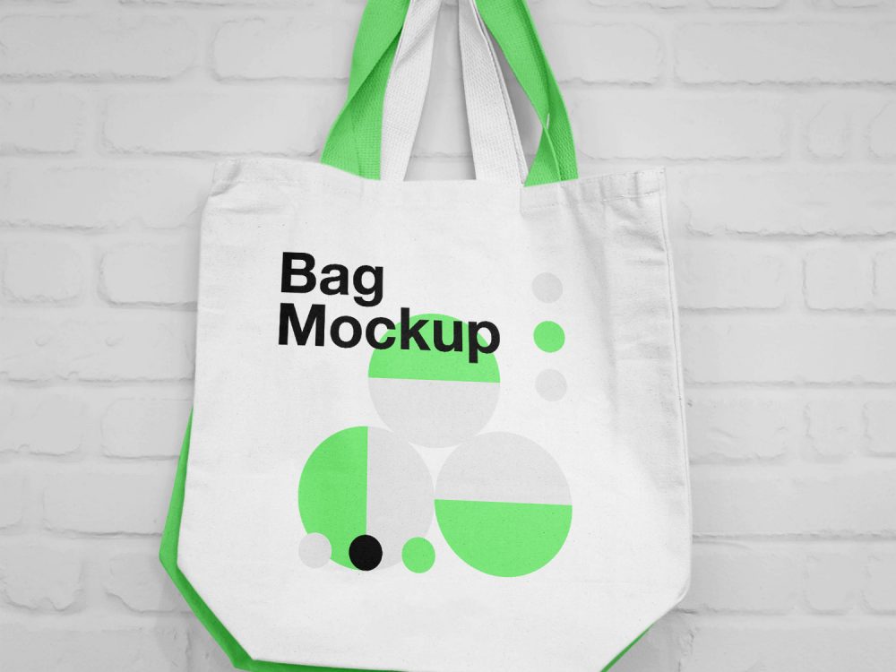 Hanging Canvas Bag Mockup