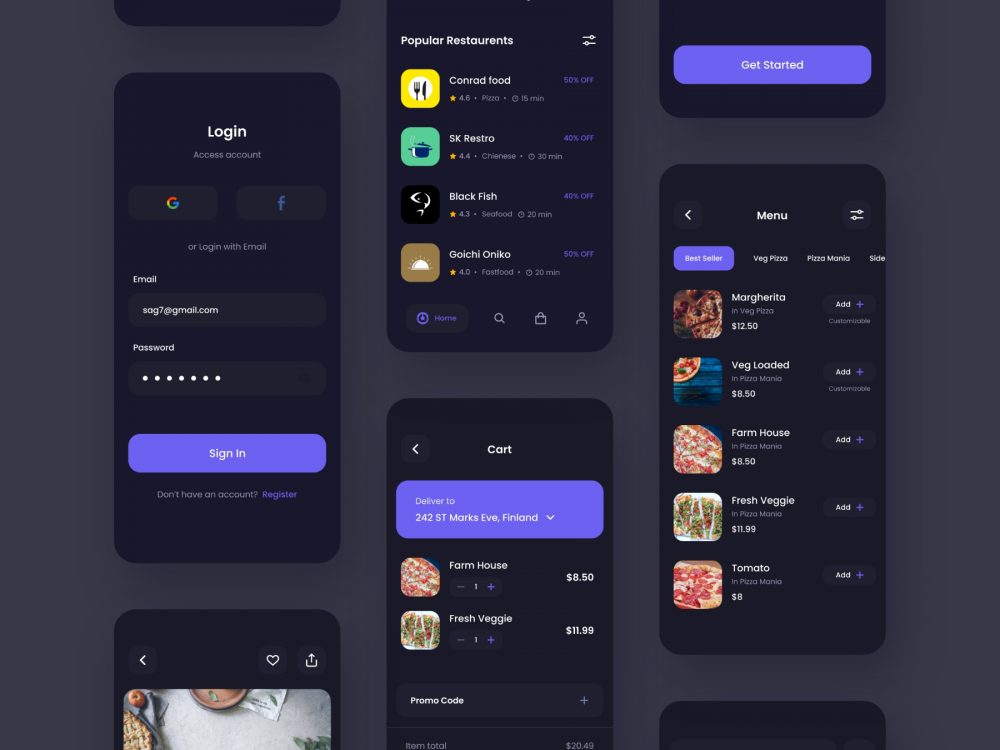 Hungger - Food Delivery App