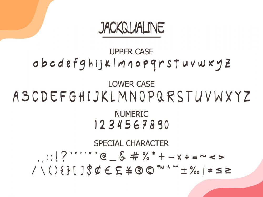Jackqualine Free Font