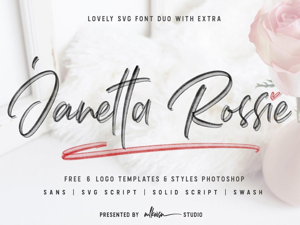 Janetta Rossie Free Font