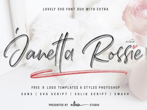 Janetta Rossie Free Font