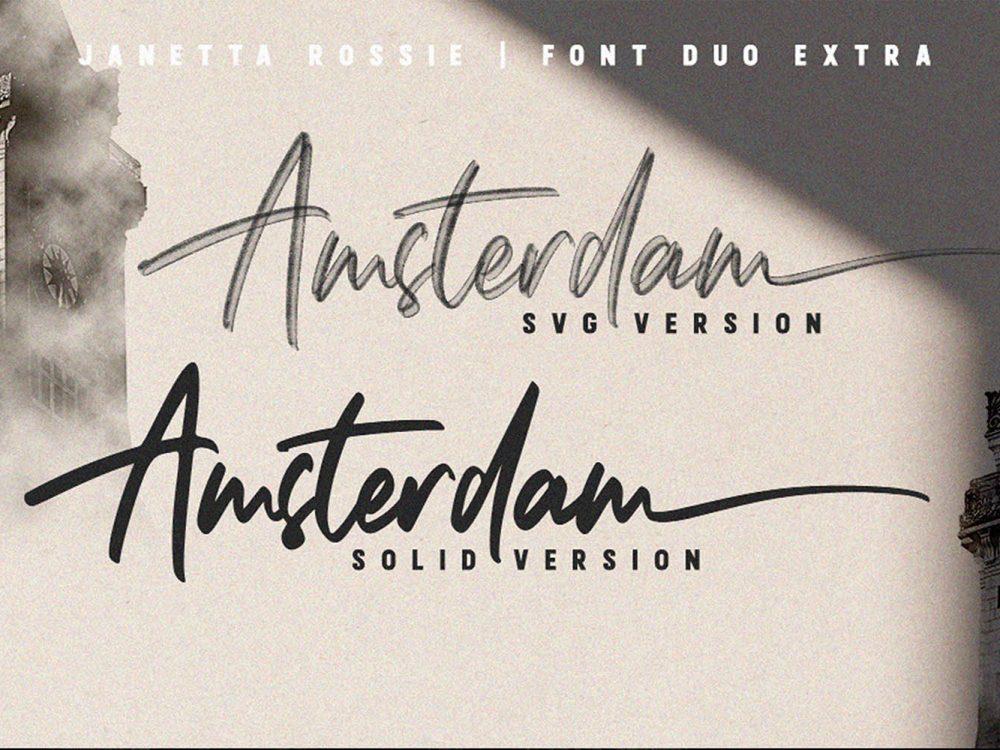 Janetta Rossie Free Font