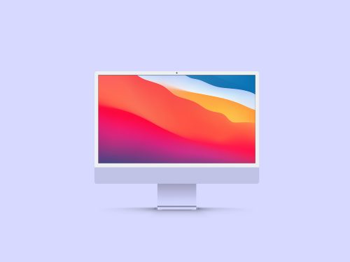 New Psd iMac 24 Mockup