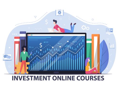 Online Investment Flat Design