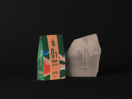 Paper Bag Mockup PSD