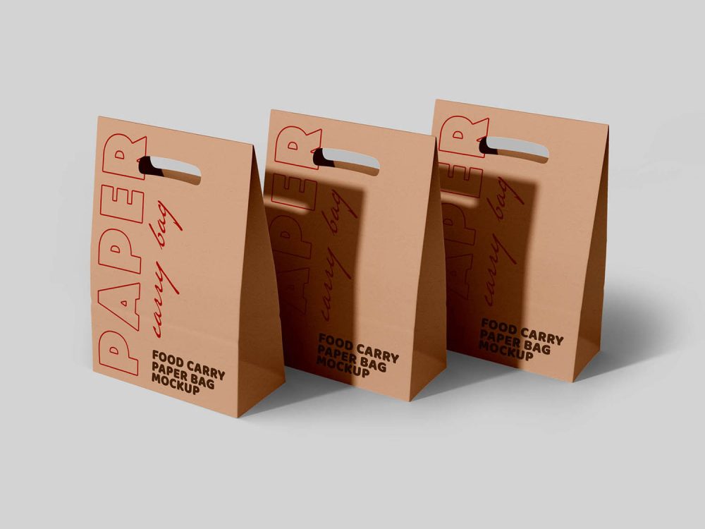 Paper Bag Mockup PSD