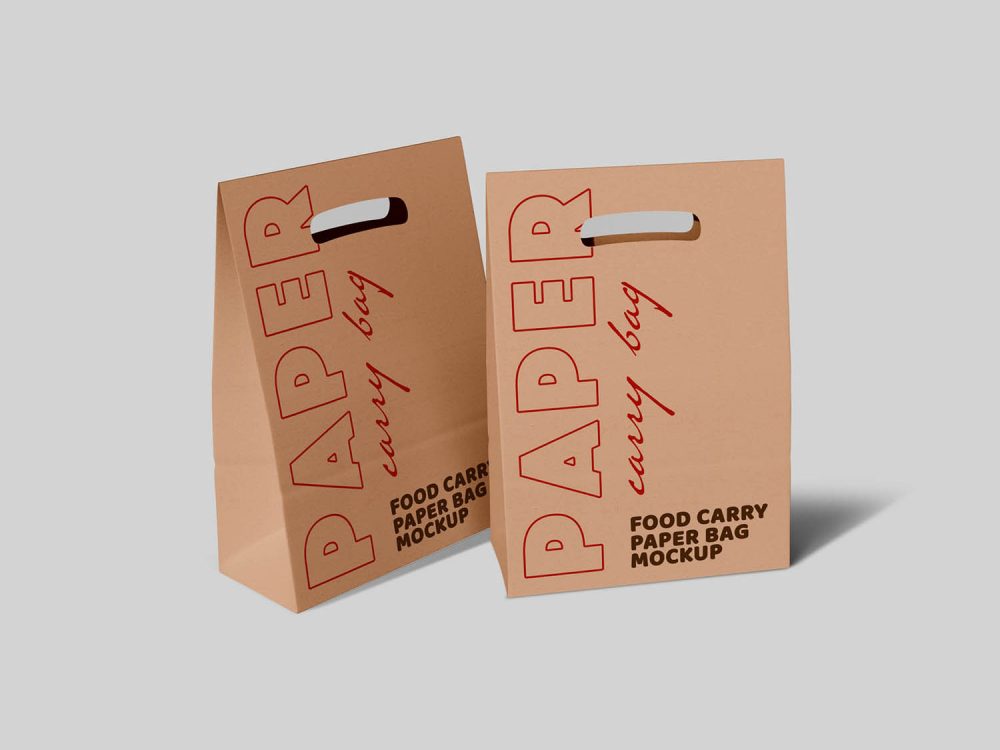 Paper Bag Mockup PSD