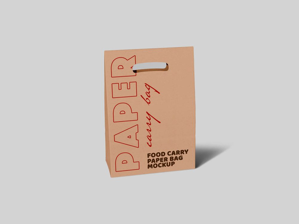 Paper Bag Mockup PSD