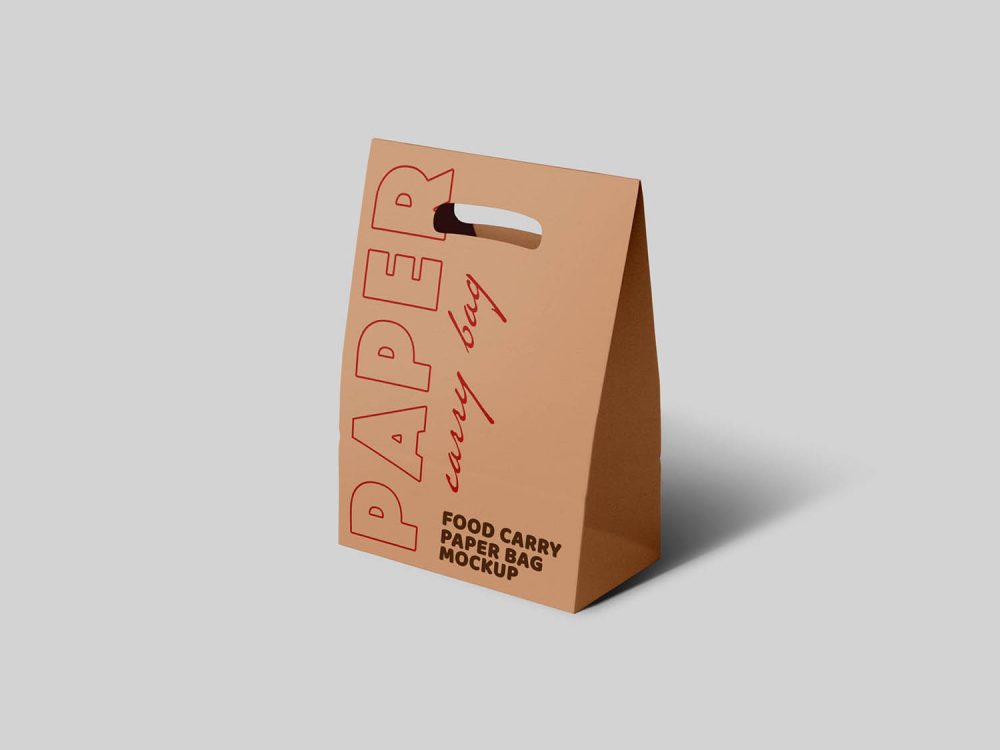 Paper Bag Mockup PSD