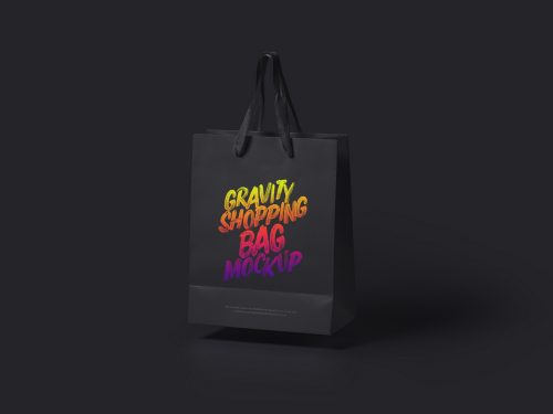 Paper Shopping Bag Mockup