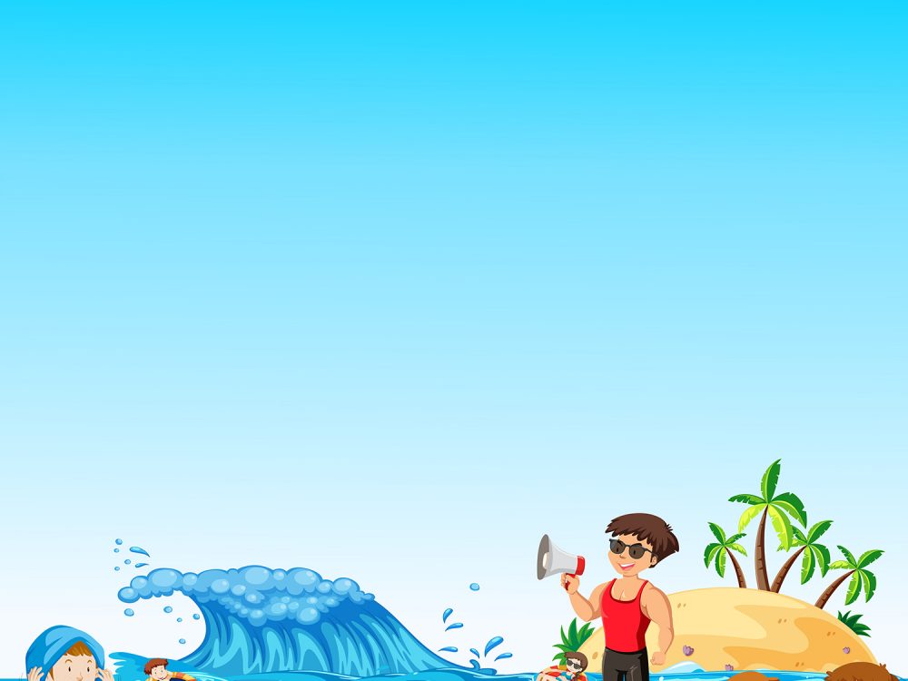 People at the Beach Illustration