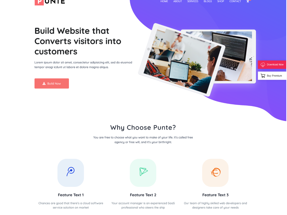 Punte Multipurpose WordPress Theme