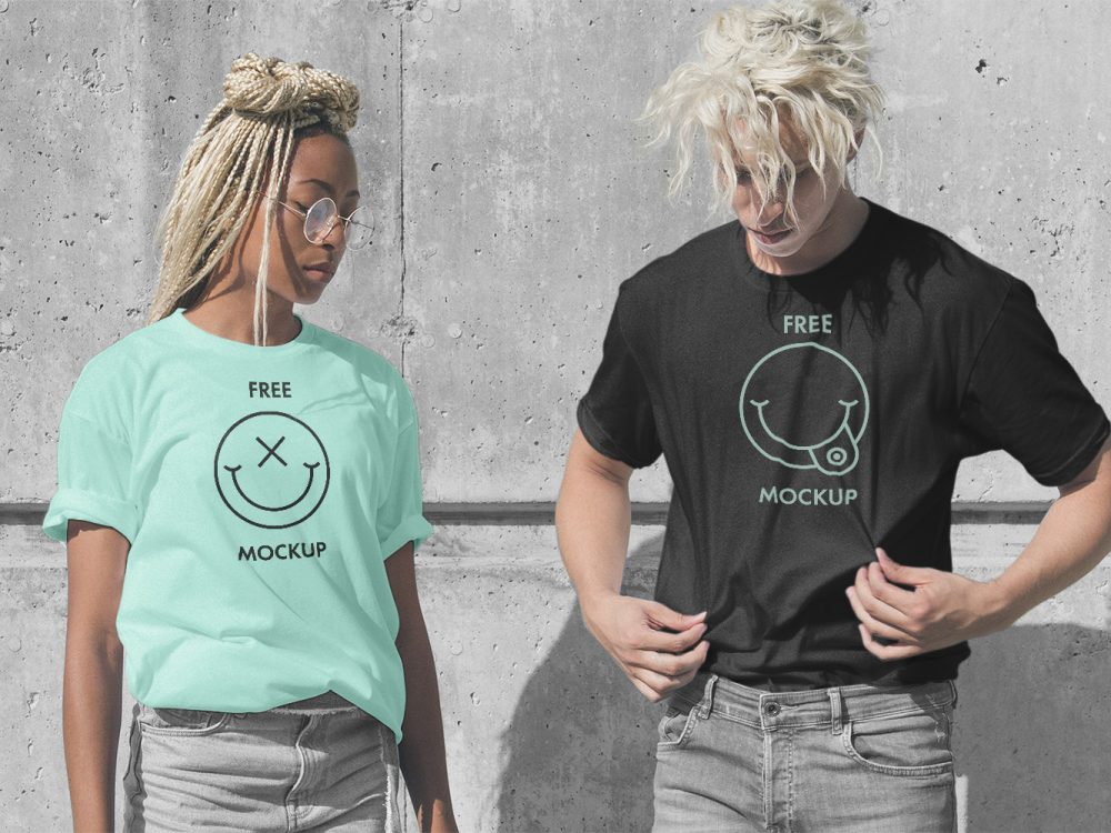 Realistic T-Shirt Free Mockup
