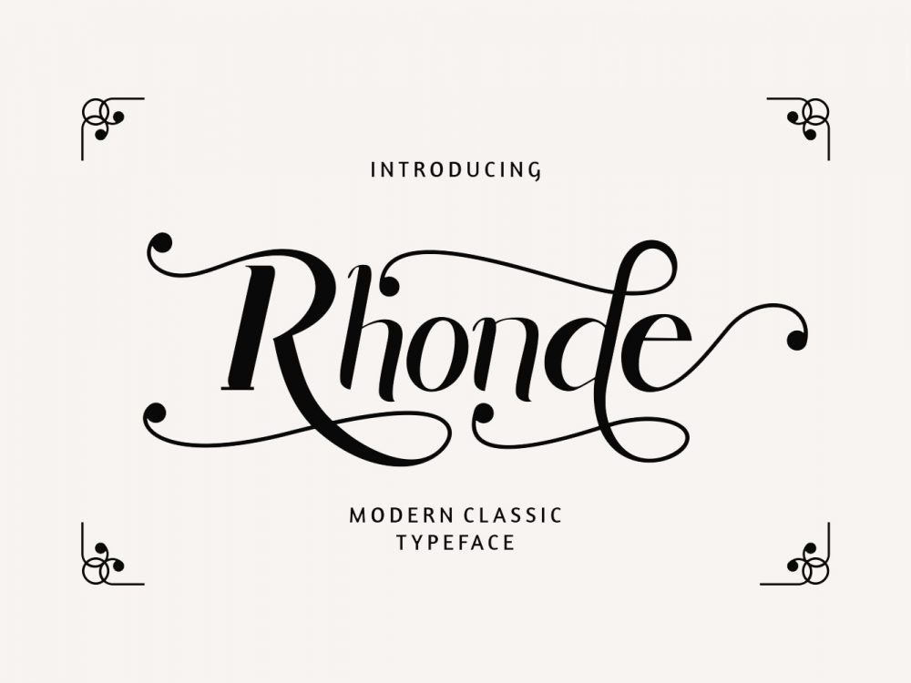 Rhonde Free Font