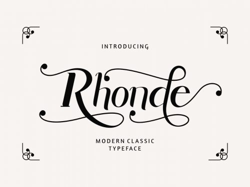 Rhonde Free Font
