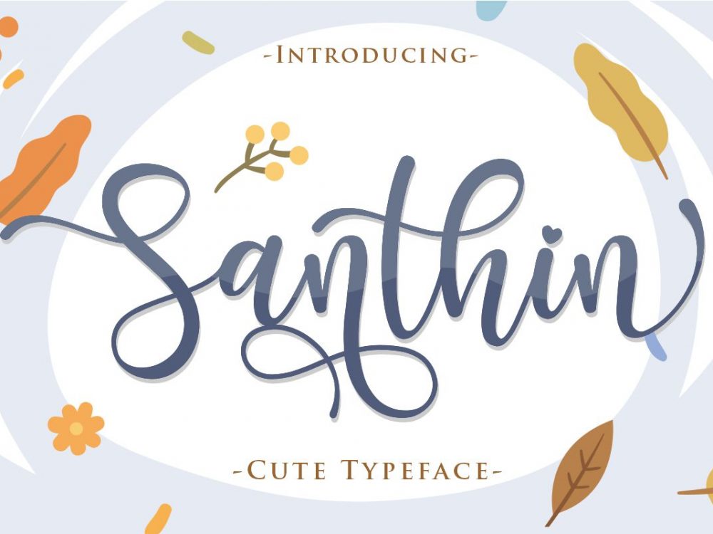 Santhin Free Font