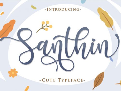Santhin Free Font