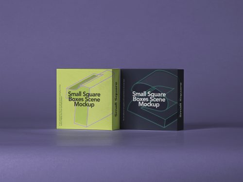 Small Box PSD Mockup