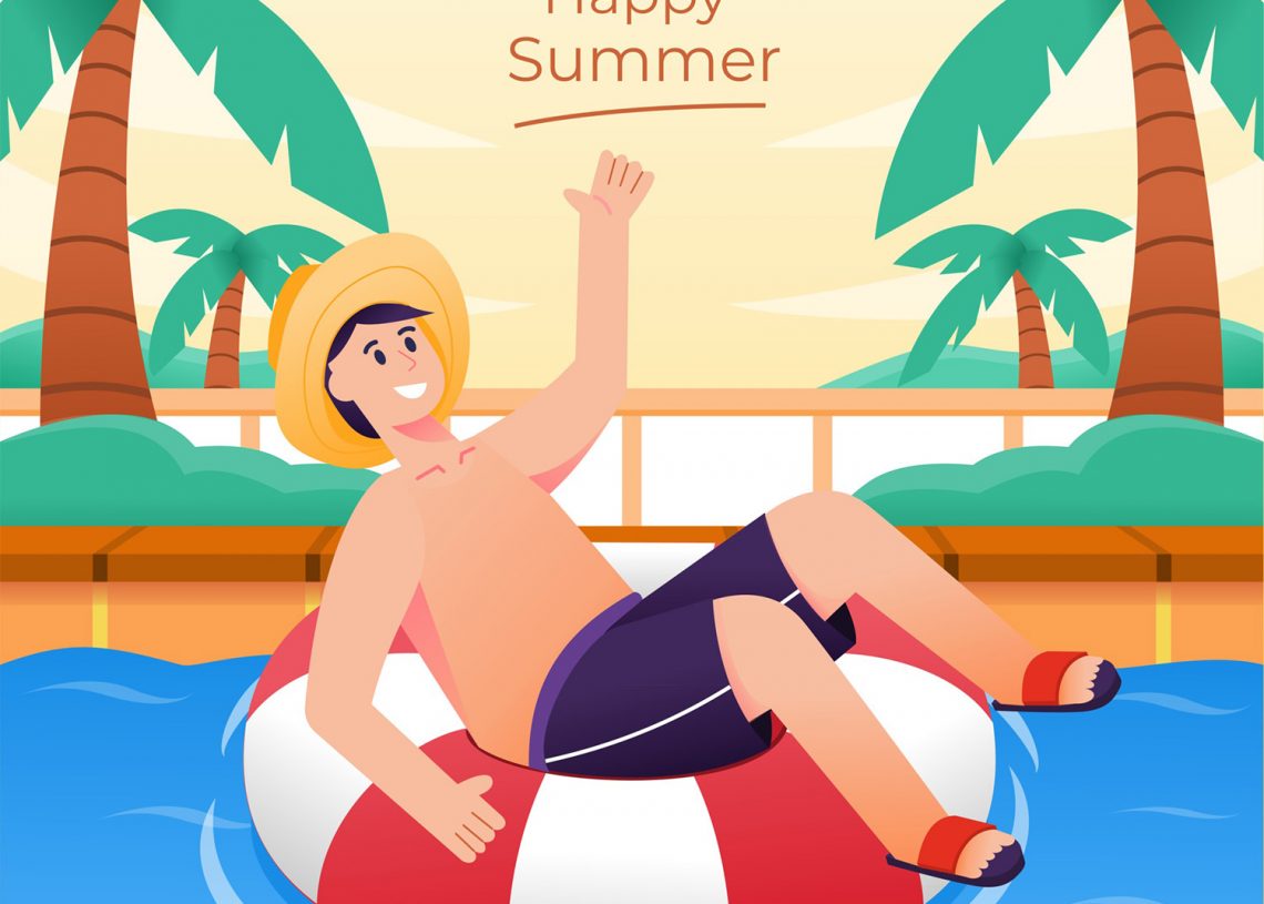 Summer Holiday Activity Illustration