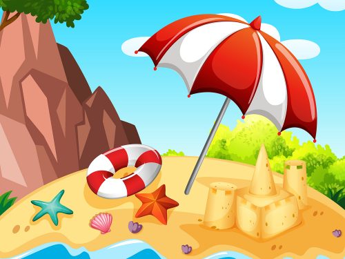Summer Holiday Activity Illustration