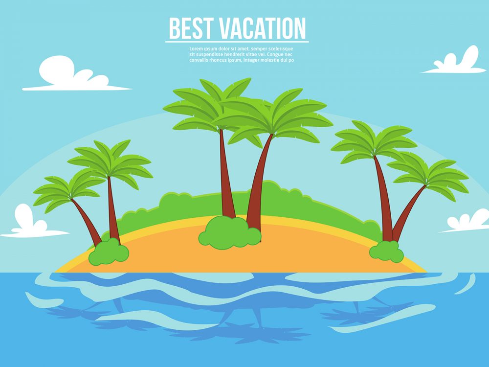 Summer Vacation Illustration