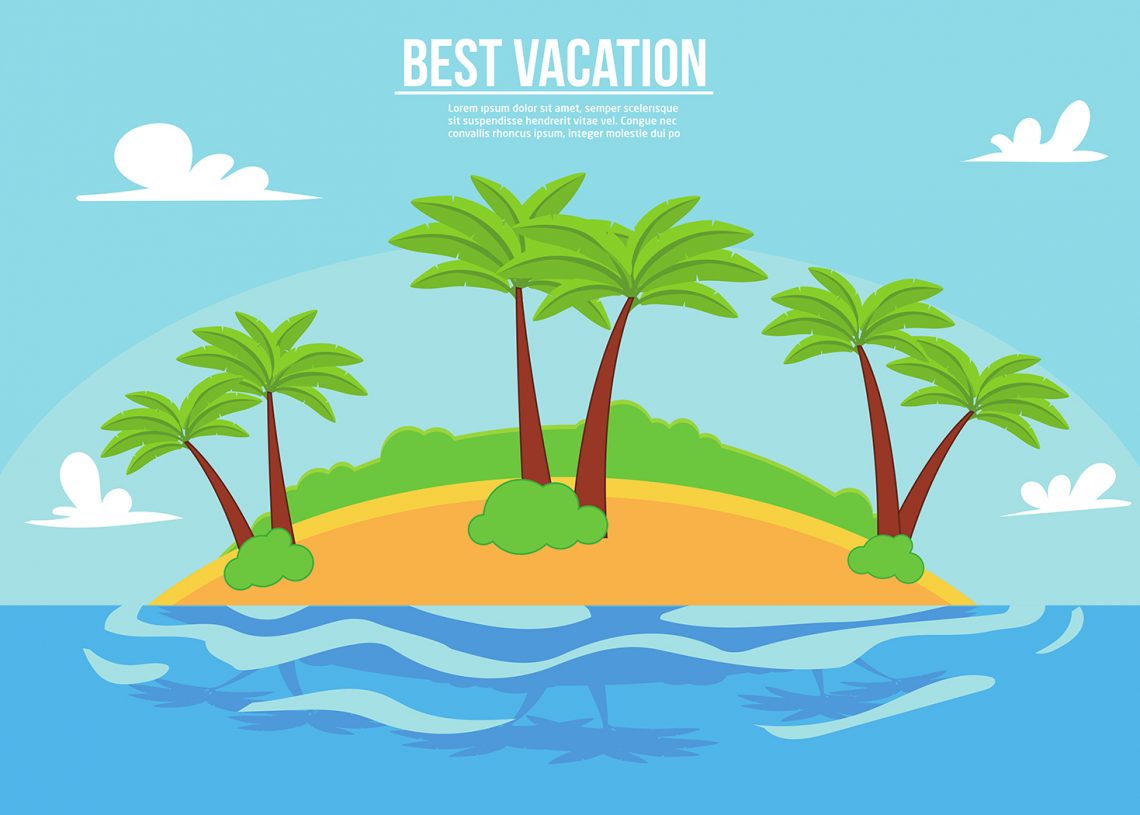 Summer Vacation Illustration