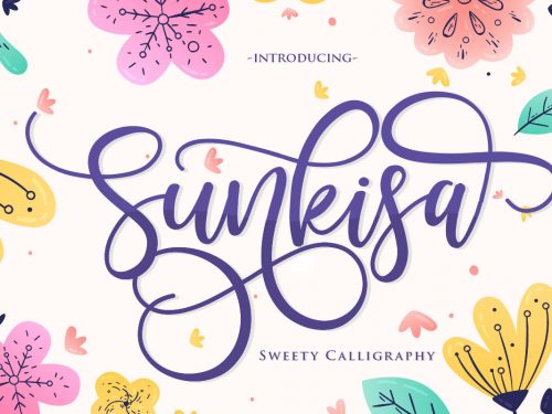 Sunkisa Free Font