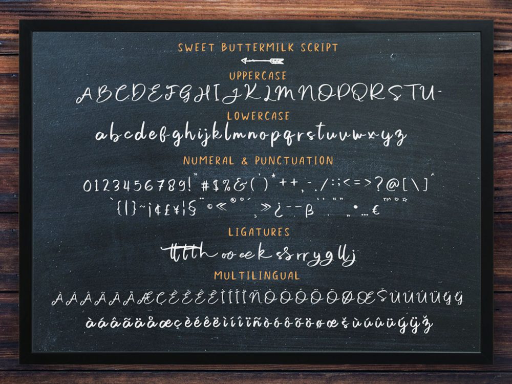 Sweet Buttermilk Free Font