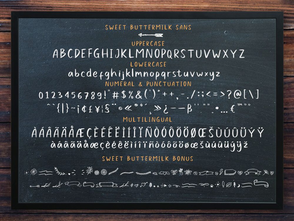 Sweet Buttermilk Free Font
