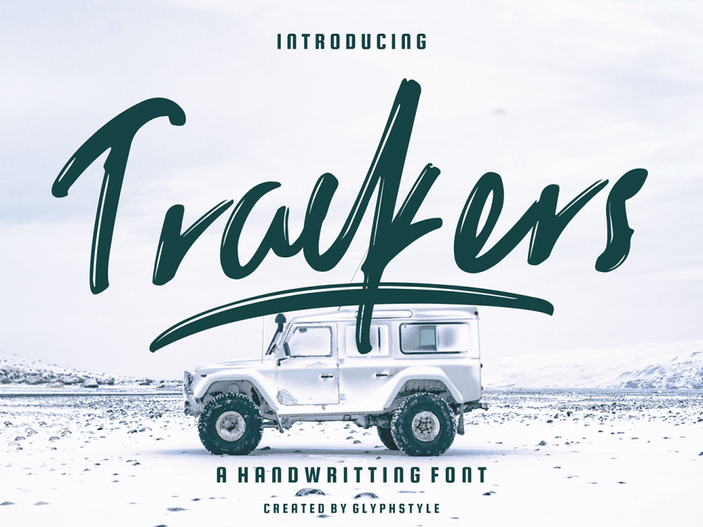 Trackers Handwritten Free Font