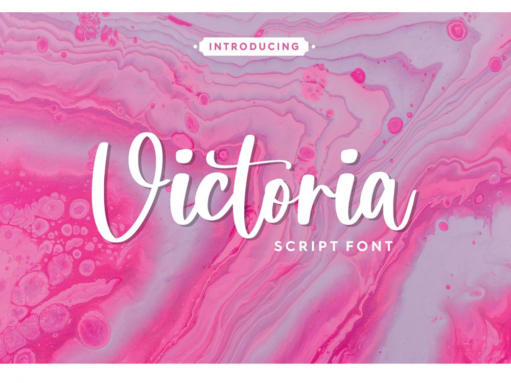 Victoria Script Font