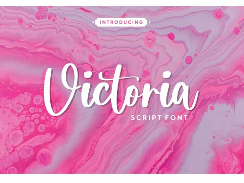 Victoria Script Font