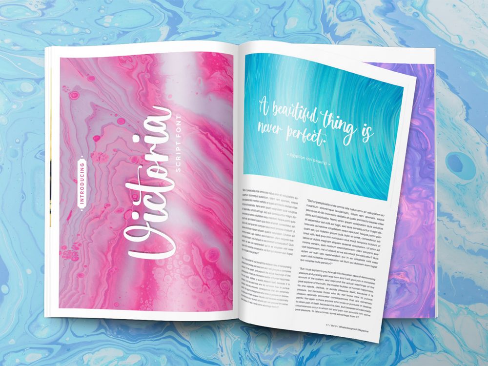 Victoria Script Font