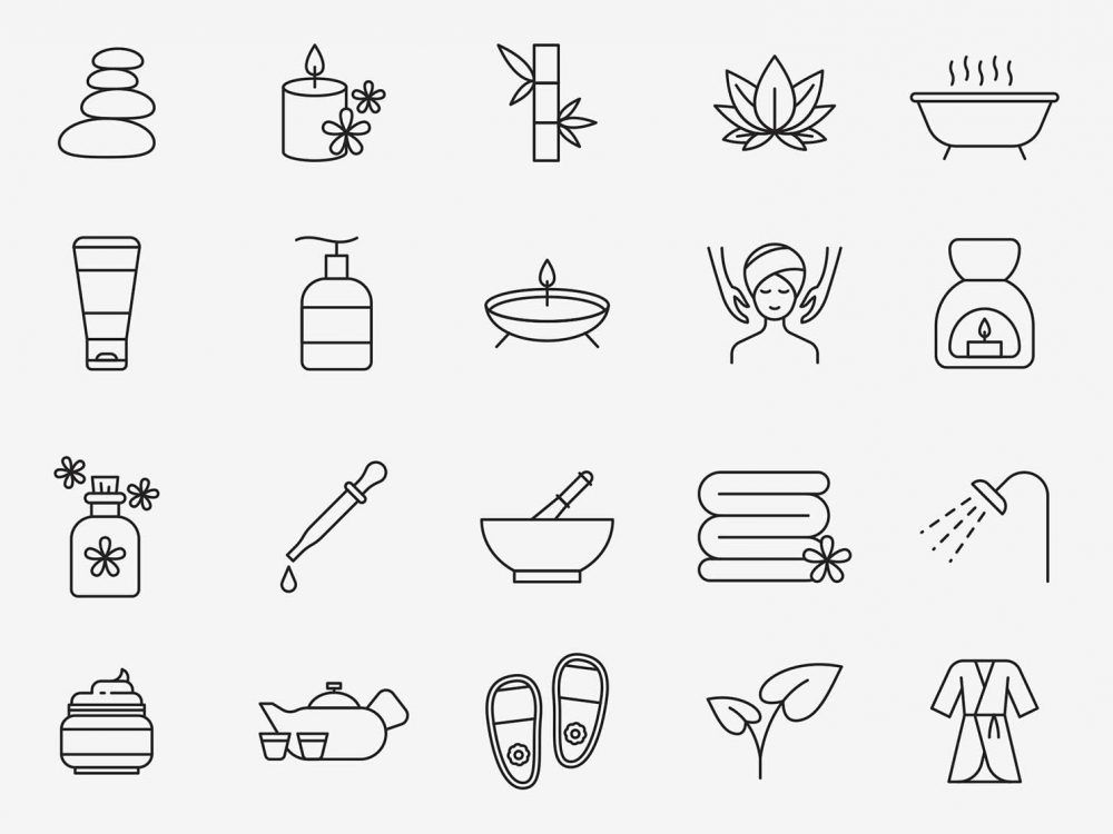 20 Spa Vector Icons