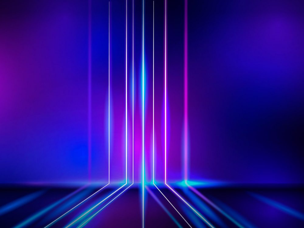 Abstract Neon Lights Background