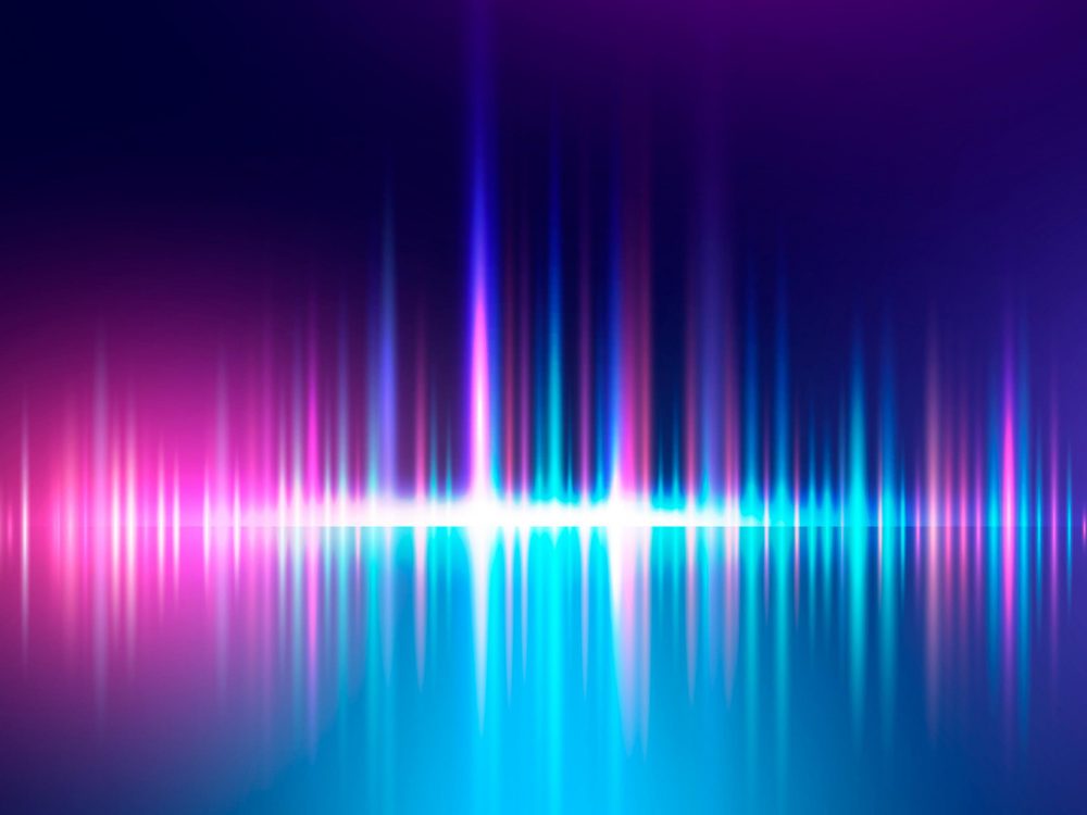 Abstract Neon Lights Background
