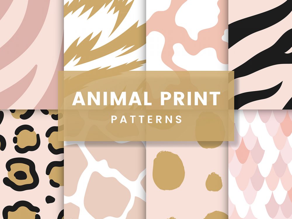 Animal Print Pattern Set