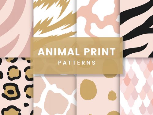 Animal Print Pattern Set