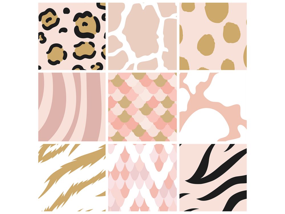 Animal Print Pattern Set