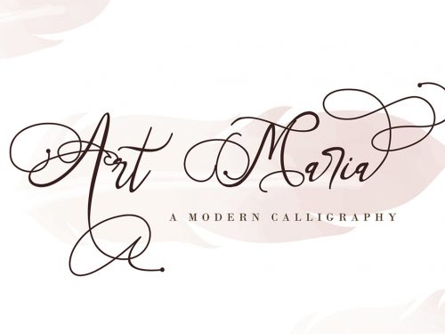 Art Maria Free Font