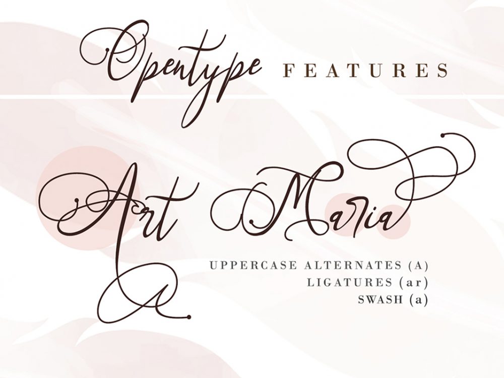 Art Maria Free Font