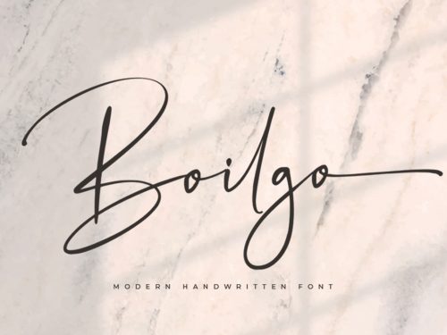 Boilgo Free Font
