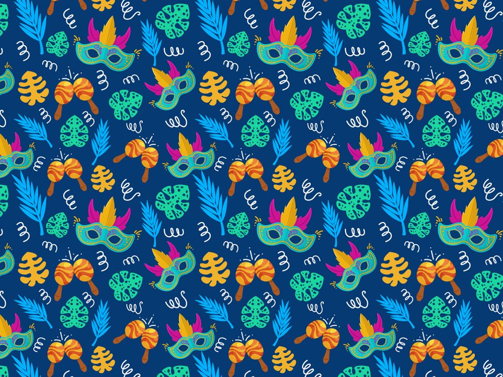 Brazilian Carnival Pattern