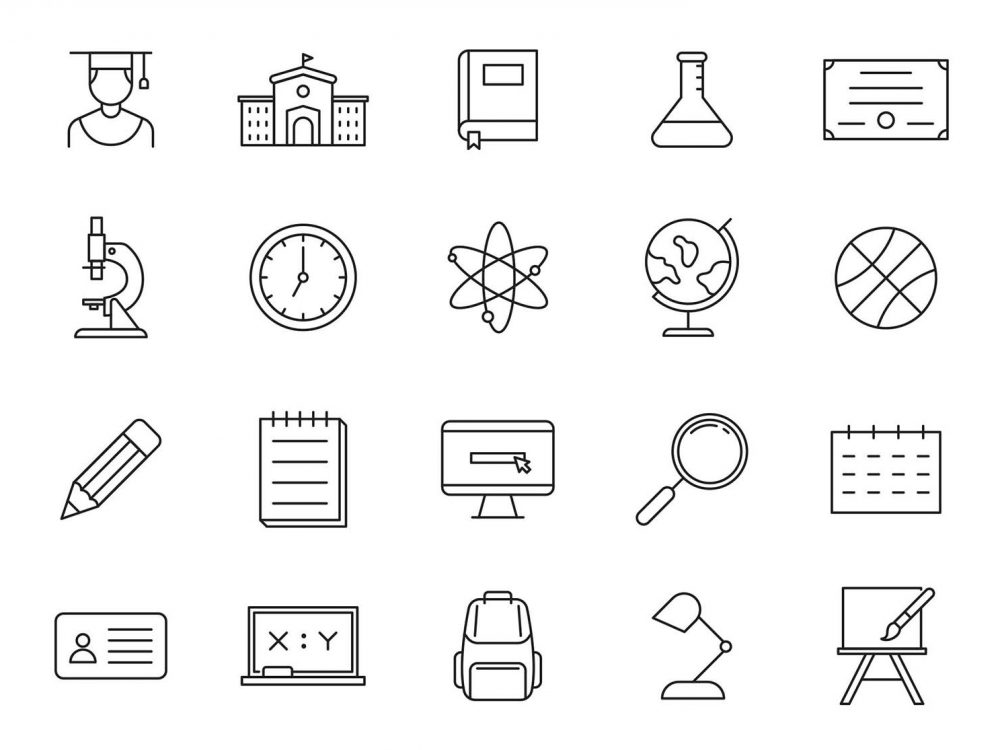 College Vector Icons