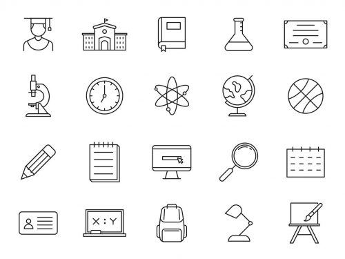 College Vector Icons